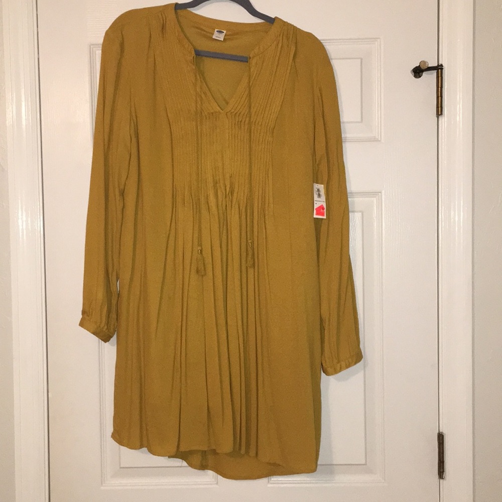 Mustard yellow dress